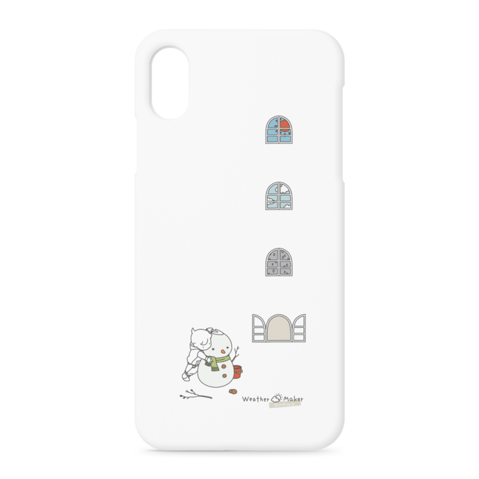 snowy iPhoneケース - iPhone XSMax - 正面印刷のみ