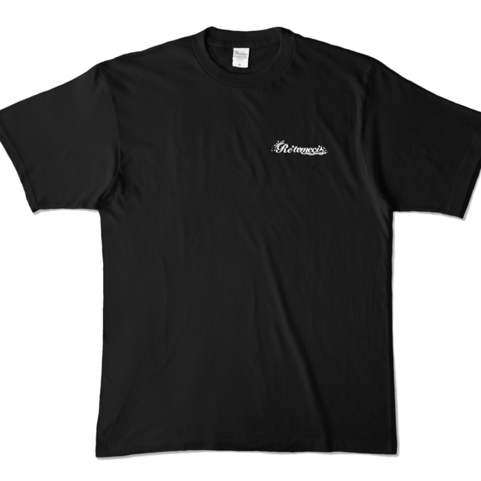 Re*temeci1周年記念Tシャツ（Ver.黒）  XL