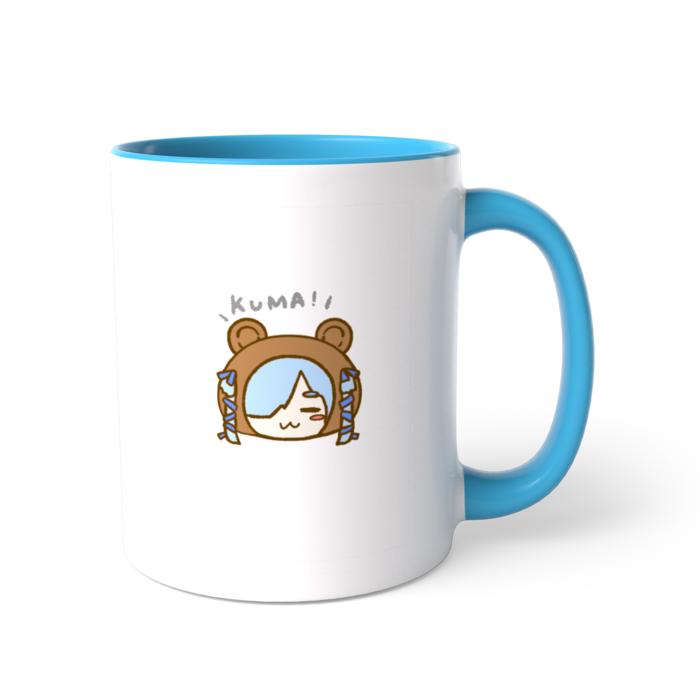 ツートンカラーマグカップ - 直径 8.2cm / 高さ 9.5cm