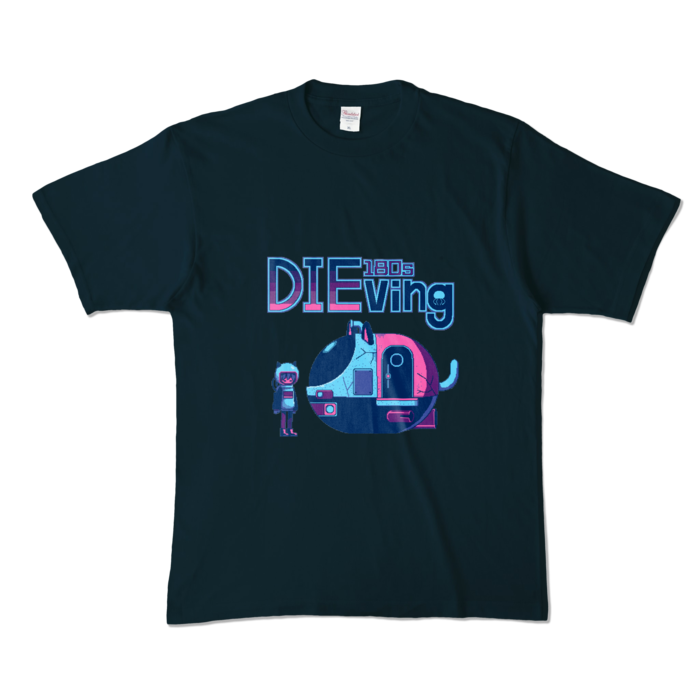 カラーTシャツ - XL - ネイビー (濃色)