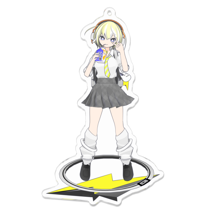 アクリルキーホルダー（コーティング） - 100 x 100 (mm)