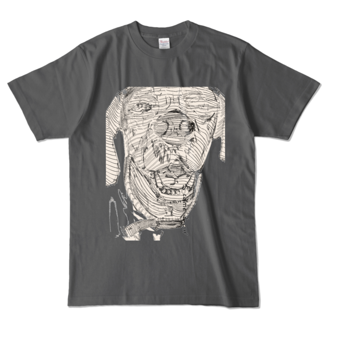 カラーTシャツ - L - チャコール (濃色)