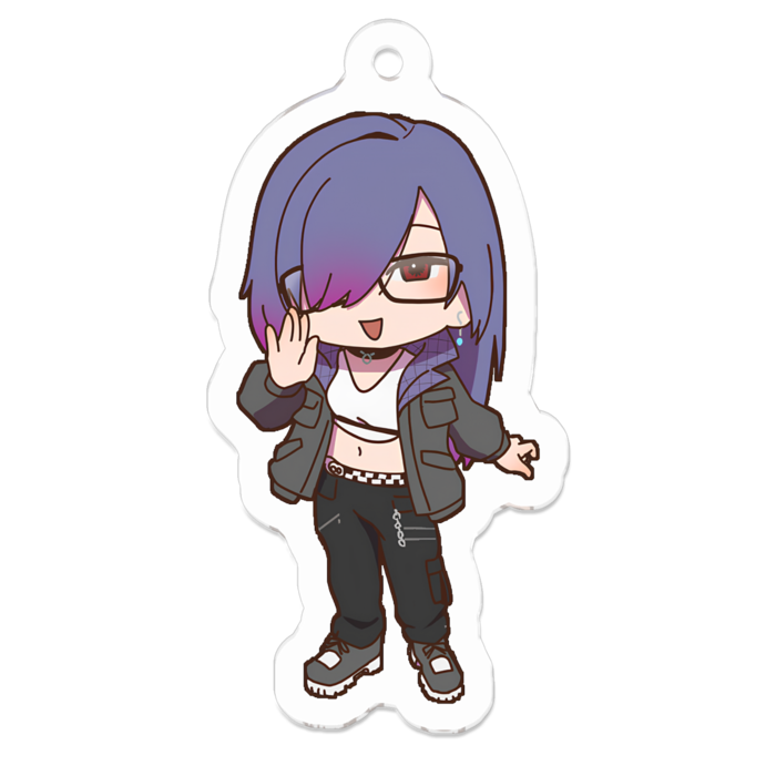 アクリルキーホルダー - 50 x 50 (mm)