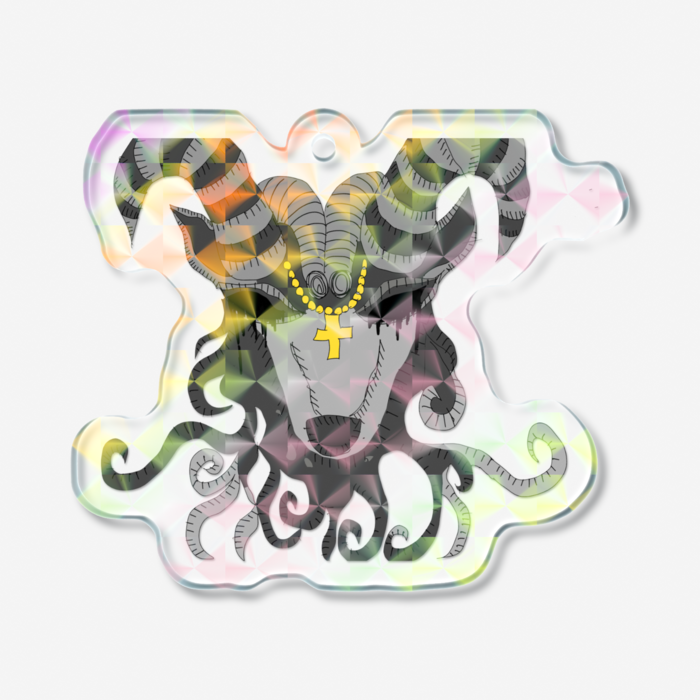 ホログラムアクリルキーホルダー - 50 × 50mm(2)