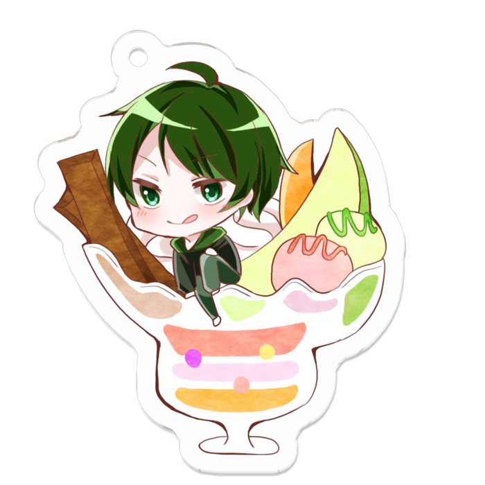 アクリルキーホルダー - 50 x 50 (mm)