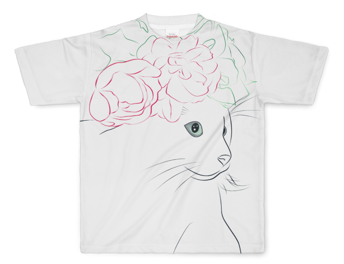 フルグラフィックTシャツ - L - 正面印刷のみ