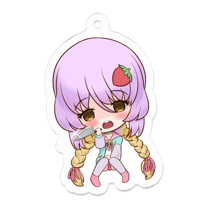 アクリルキーホルダー - 50 x 50 (mm)