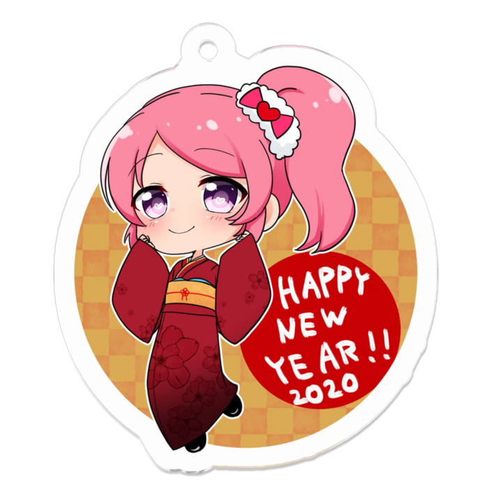 アクリルキーホルダー - 50 x 50 (mm)