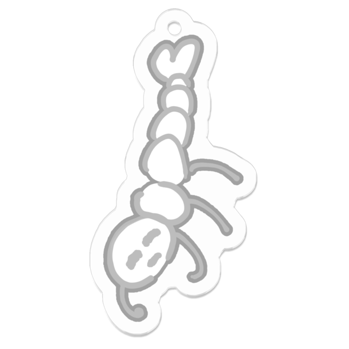 アクリルキーホルダー - 50 x 50 (mm)