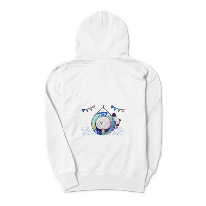 ジップパーカー - S - ホワイト