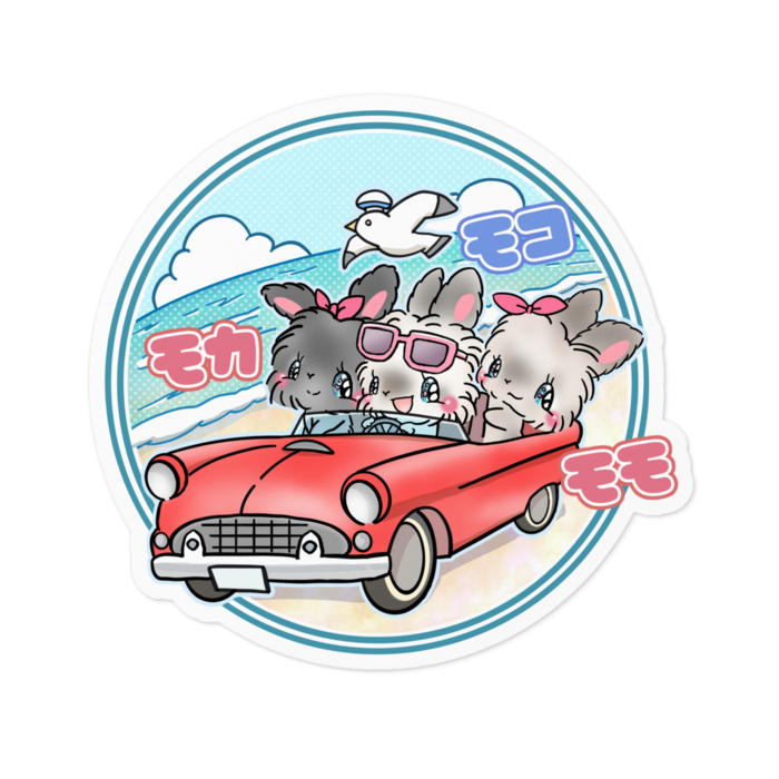 ステッカー - 100 x 100 (mm)