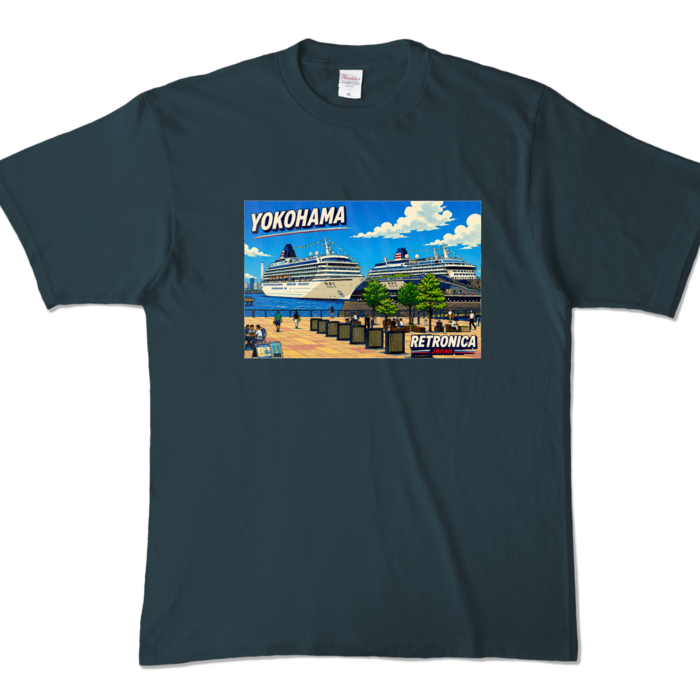 カラーTシャツ - XL - デニム (濃色)