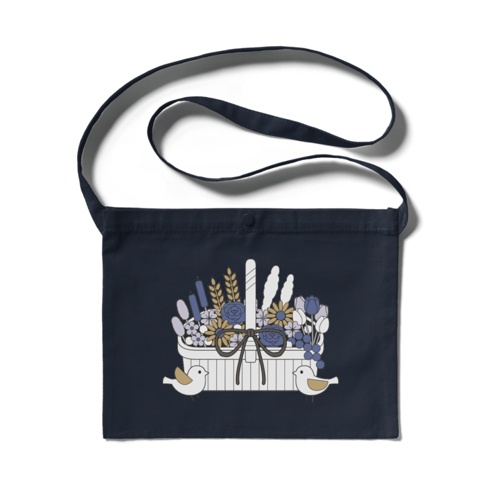 サコッシュA　紺色