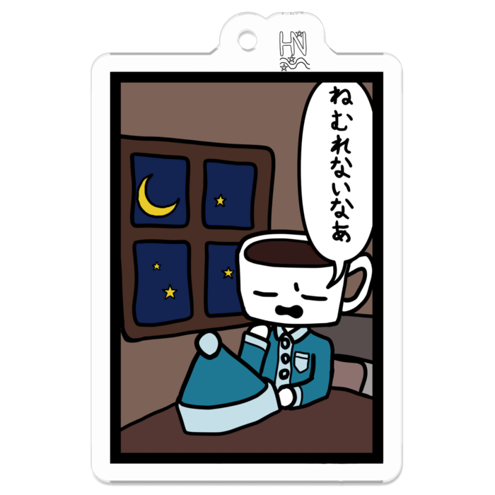 アクリルキーホルダー（コーティング） - 50 x 50 (mm)