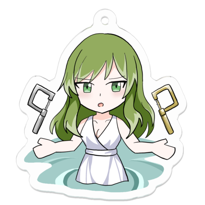 アクリルキーホルダー - 50 x 50 (mm)