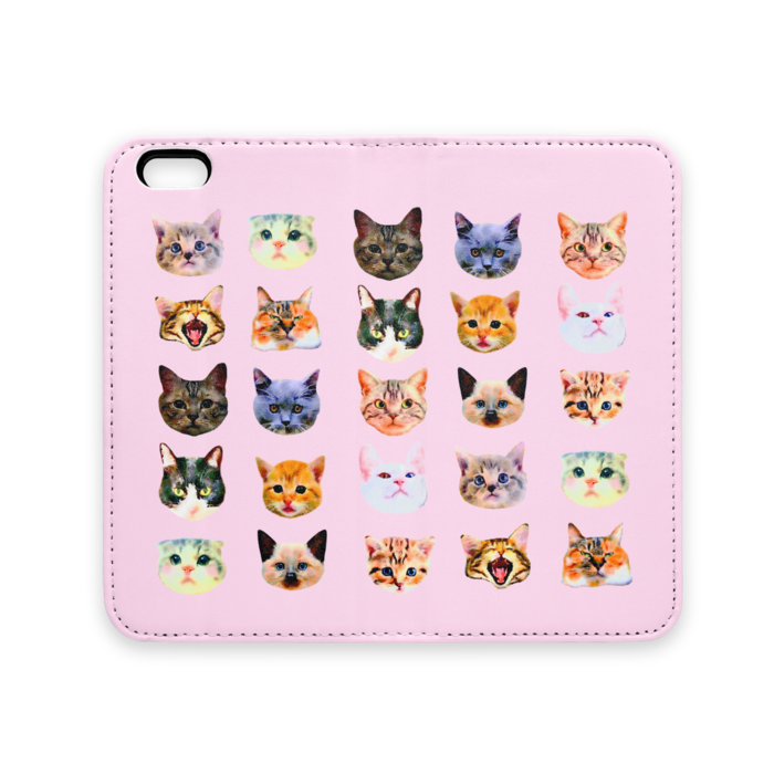 手帳型iPhoneケース(ベルトなし) - iPhone 6 / 6s - ストラップ穴 なし