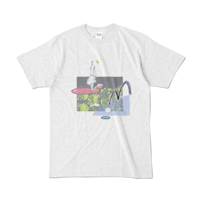 カラーTシャツ - L - アッシュ (淡色)