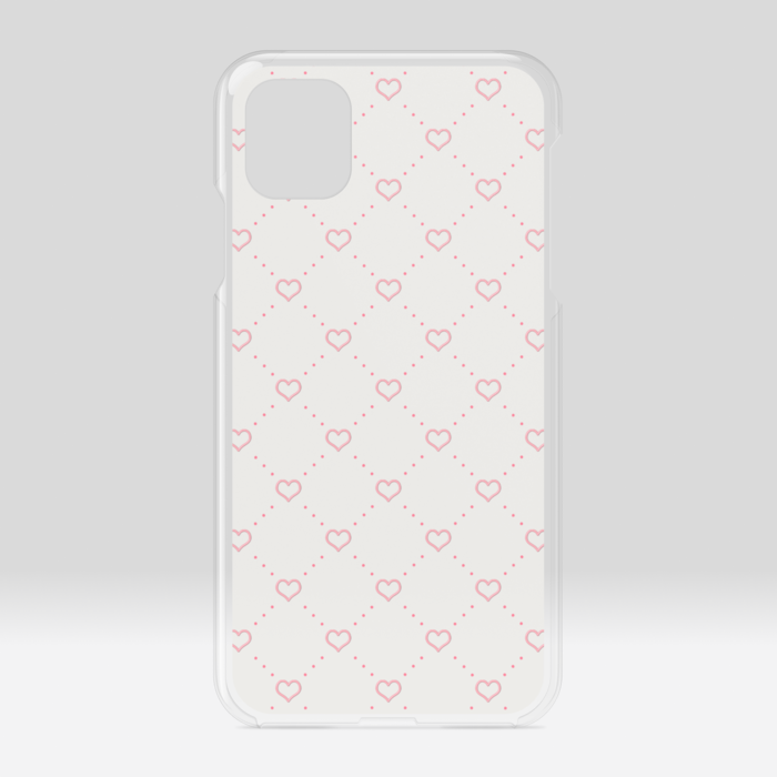 pink　クリアiPhoneケース - iPhone11