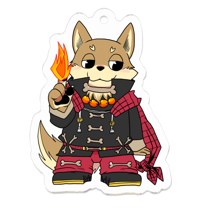 アクリルキーホルダー - 50 x 50 (mm)