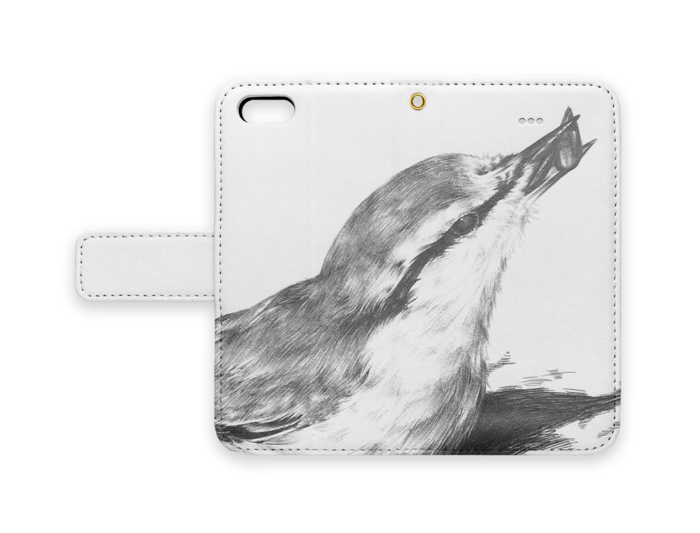 手帳型iPhoneケース - iPhone5 - ストラップ穴 あり