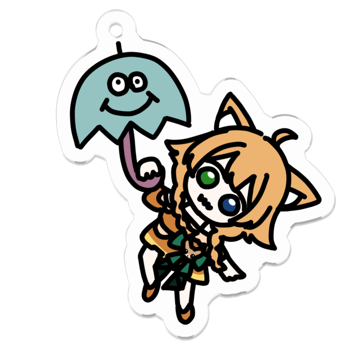 アクリルキーホルダー - 50 x 50 (mm)