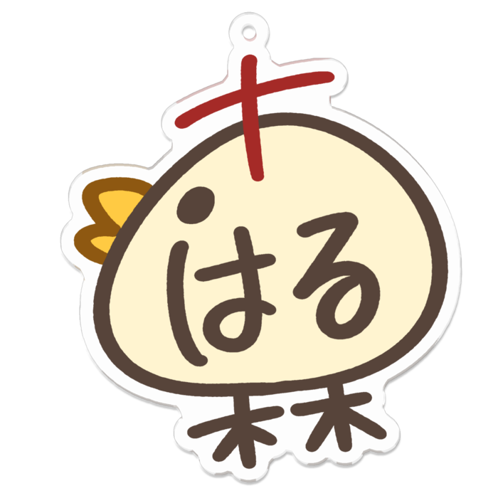 アクリルキーホルダー - 70 x 70 (mm)