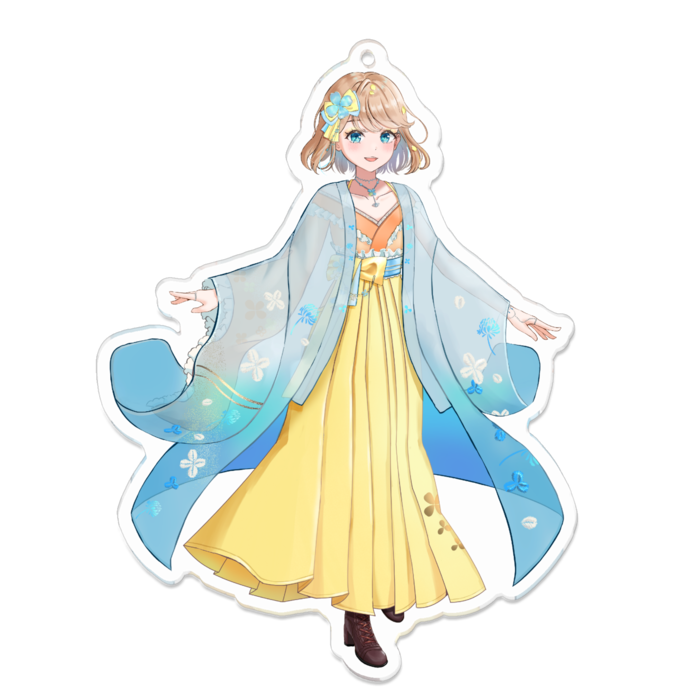 アクリルキーホルダー - 100 x 100 (mm)