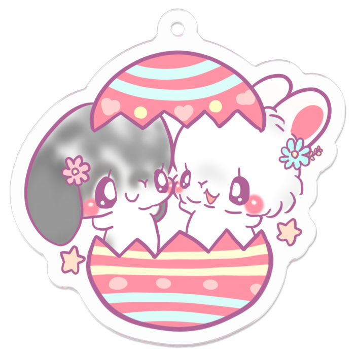 アクリルキーホルダー - 50 x 50 (mm)