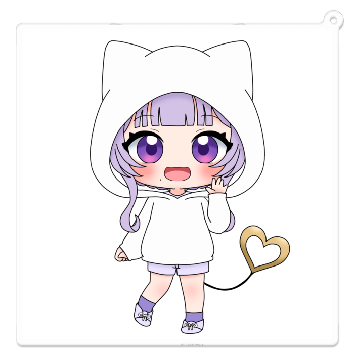 線あり　アクリルキーホルダー - 100 x 100 (mm)(1)