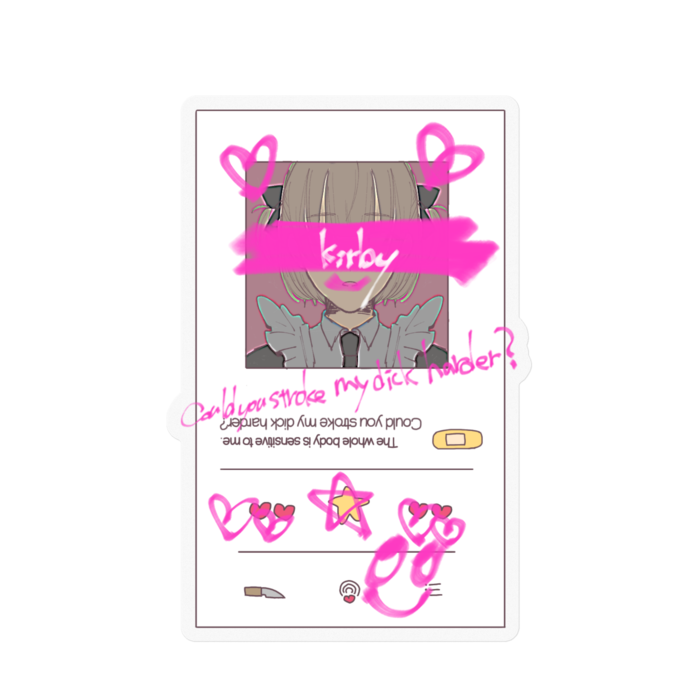 ステッカー - 100 x 100 (mm)