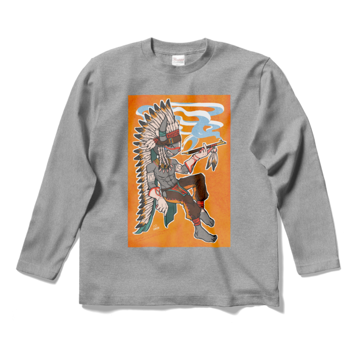 ロングスリーブTシャツ - S - 杢グレー