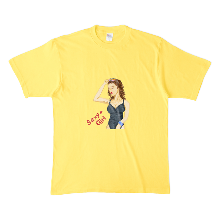 カラーTシャツ(濃色) - XL - イエロー