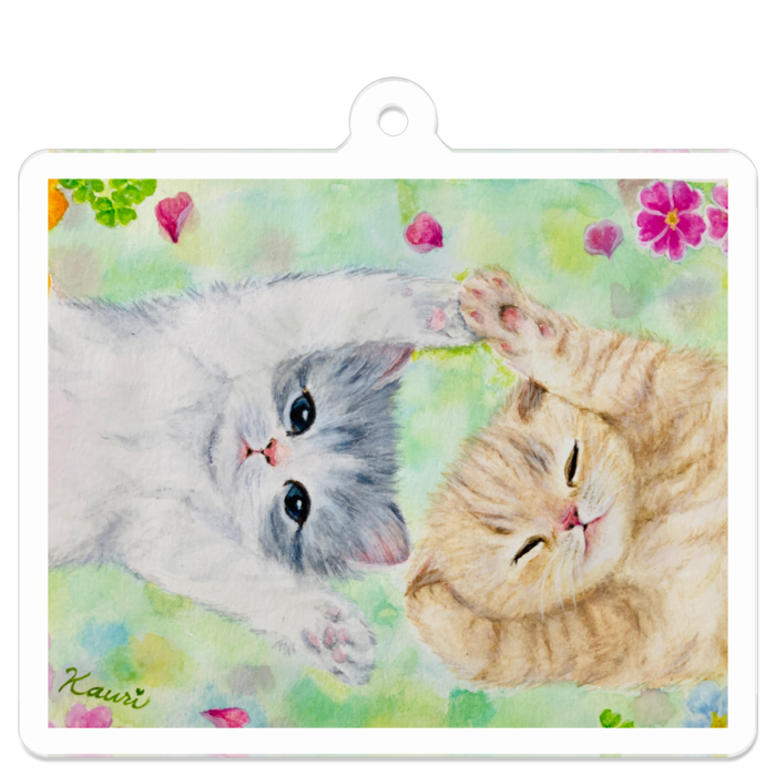 アクリルキーホルダー - 50 x 50 (mm)