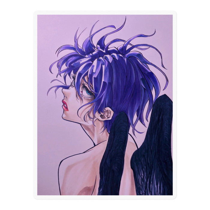 ステッカー - 100 x 100 (mm)(クリア)