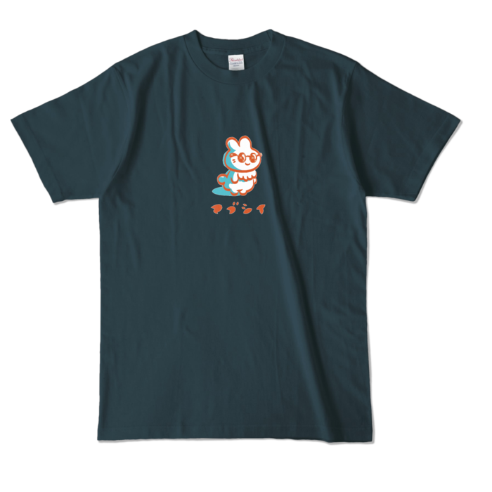 カラーTシャツ - L - デニム (濃色)