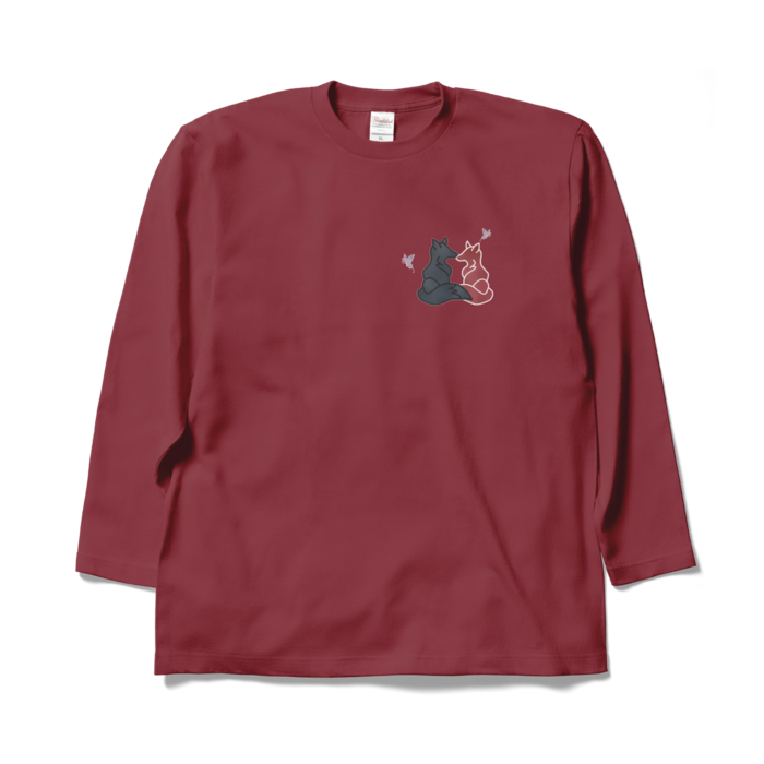 ロングスリーブTシャツ - XL - バーガンディ