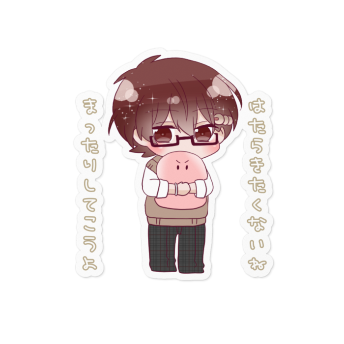 ステッカー - 100 x 100 (mm)