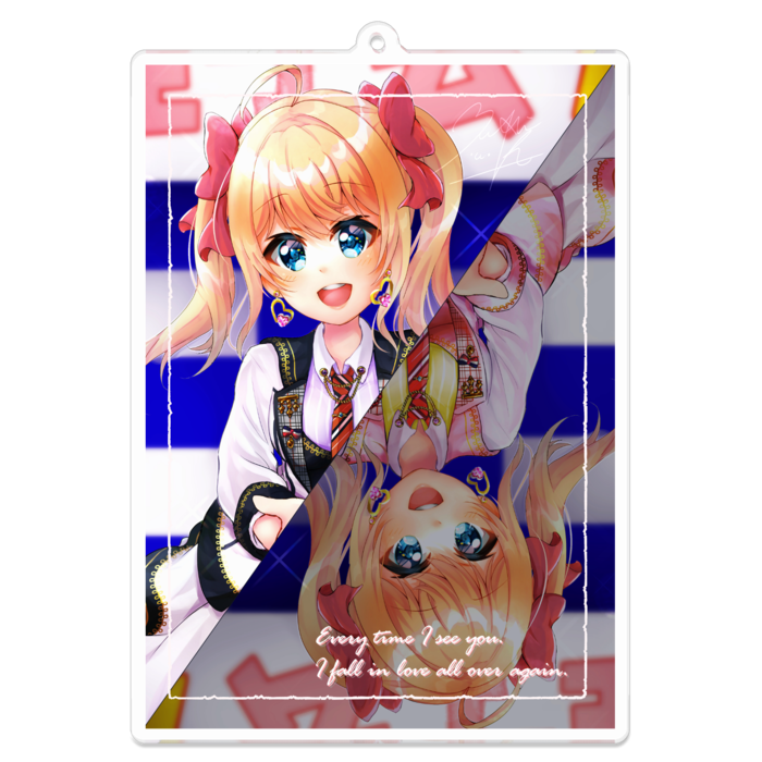 アクリルキーホルダー - 100 x 100 (mm)