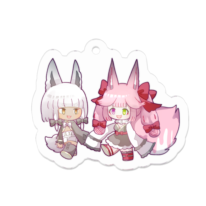 アクリルキーホルダー - 50 x 50 (mm)