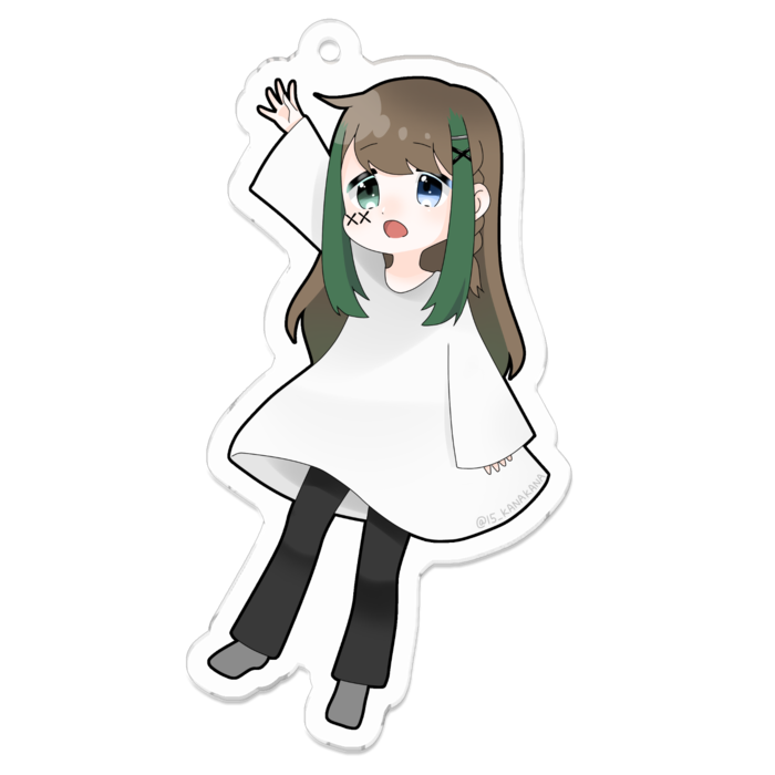 アクリルキーホルダー（コーティング） - 70 x 70 (mm)