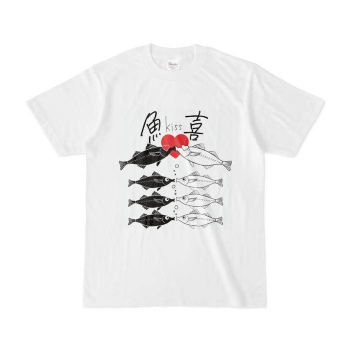 キスTシャツ - S - 白