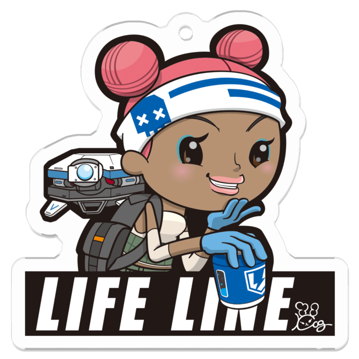 アクリルキーホルダー - 50 x 50 (mm)