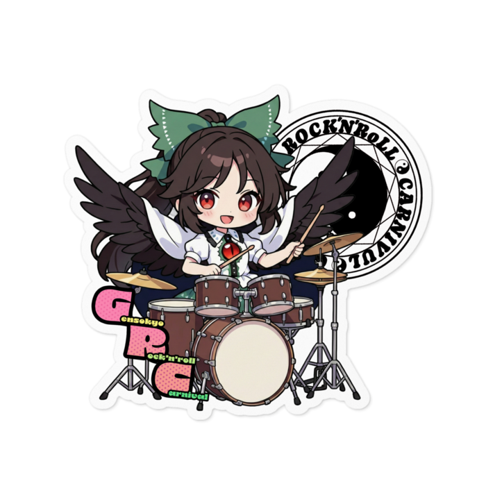 ステッカー - 100 x 100 (mm)