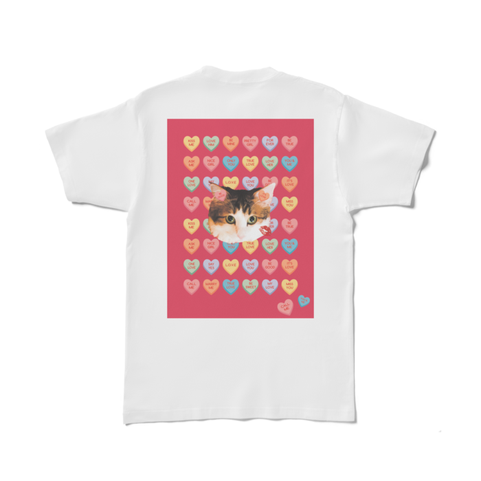 Tシャツ - L - 背面　(ピンク)
