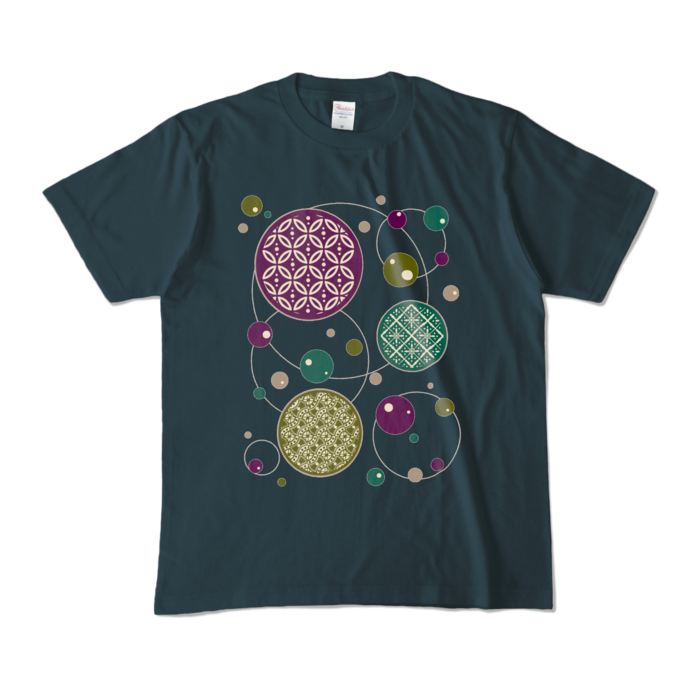 カラーTシャツ - M - デニム (濃色)