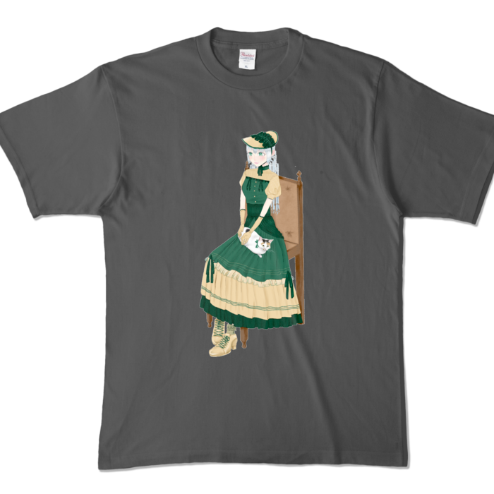 カラーTシャツ - XL - チャコール (濃色)