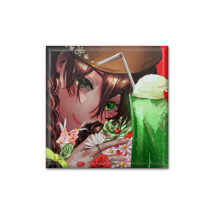 缶バッジ - 四角形40mm