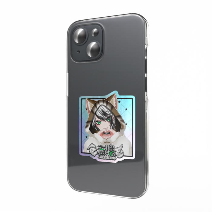 オーロラスマホステッカー - W55 × H91mm 以内