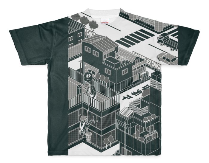 フルグラフィックTシャツ - M - 両面印刷