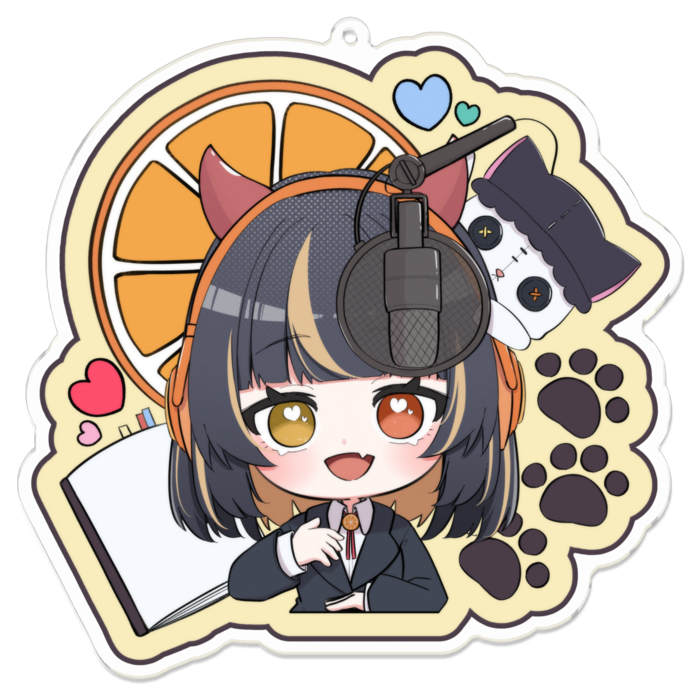 アクリルキーホルダー - 100 x 100 (mm)